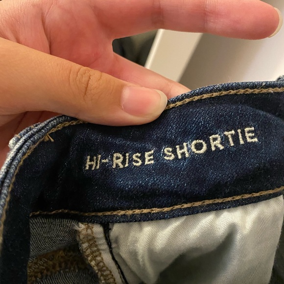 AE Ne(x)t Level High Waisted Denim Short Shorts - Picture 5 of 5